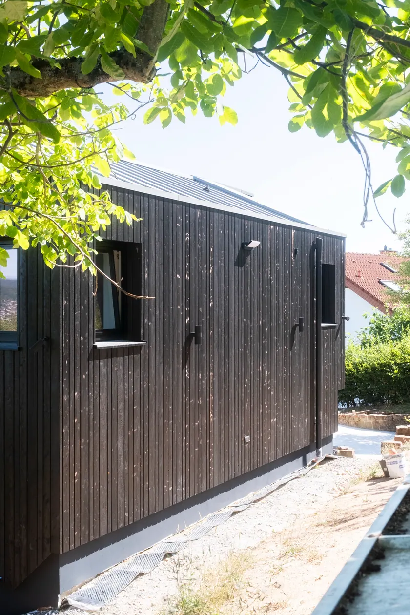 Fassade in Yakisugi – Detailansicht 6