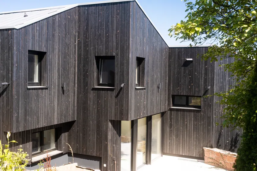 Fassade in Yakisugi – Detailansicht 8