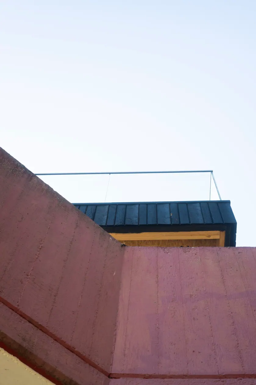 Fassade in Yakisugi – Detailansicht 1